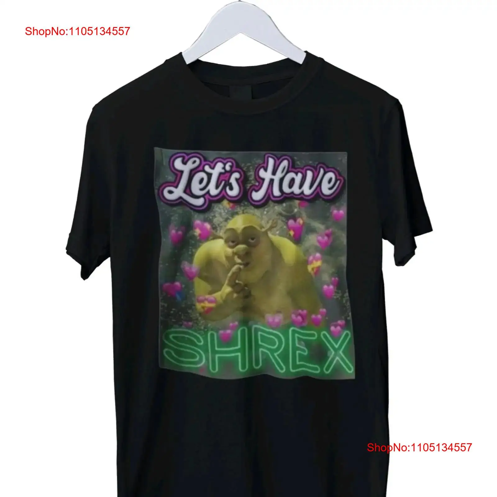 Vintage Fashion Jersey - دعونا لديك Shrex Meme مضحك تي