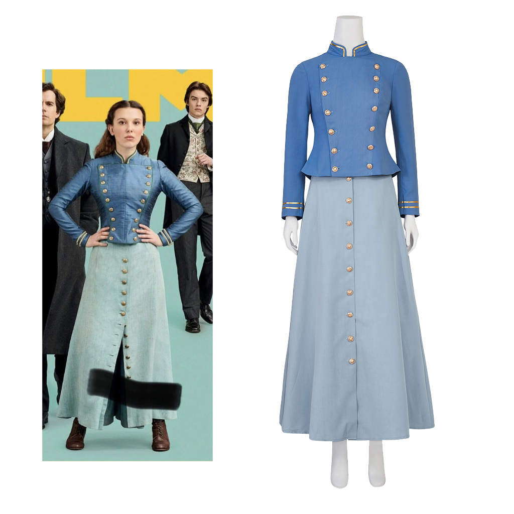 Vintage Fashion Dress - الفيلم تأثيري اينولا هولمز 2 تأثيري