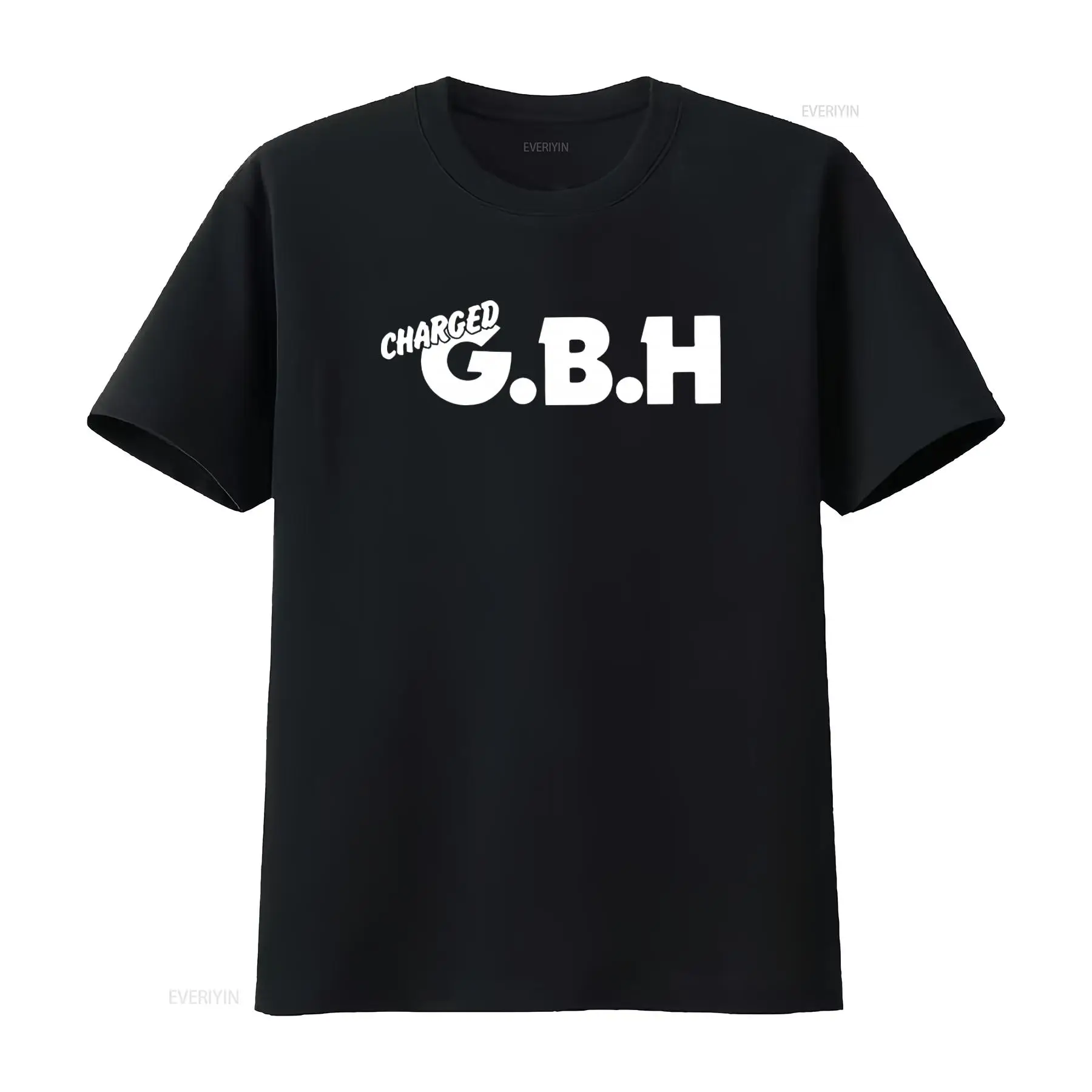 Vintage Fashion Jersey - تي شيرت GBH Punk Rock Charged