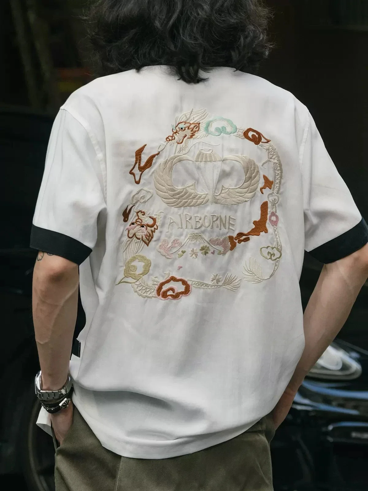 غير المخزون الطراز القديم التط - مراجعة Bowling Shirt Camp وسعره