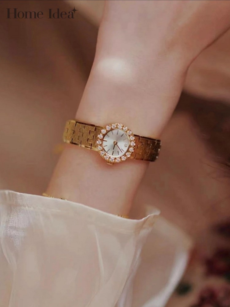 ساعة كوارتز نسائية كلاسيكية مط - مراجعة Vintage Fashion Ideas وسعره