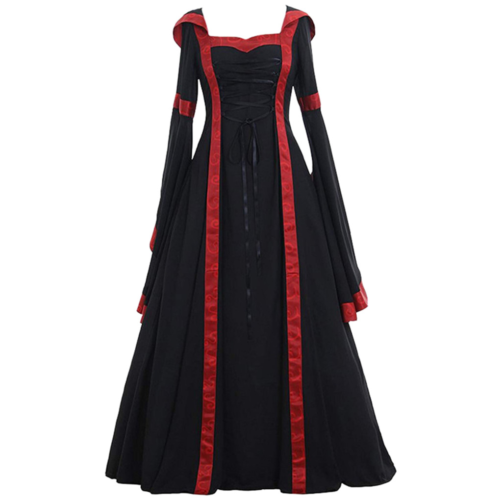 المرأة هالوين خلع الملابس أزيا - مراجعة Vintage Fashion Dress وسعره